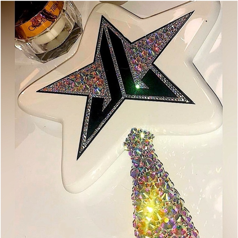 🌼BOGO50%🌼 🆕🌿JEFFREE STAR: Silver Chrome Bedazzled Mirror - Picture 6 of 17